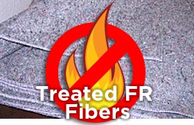 Treated FR Fibers