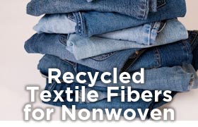Recycled Textile Fibers for Nonwoven